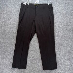 Lee‎ Performance Series Pants Mens 38x30 Black Extreme Comfort Stretch Chino NEW